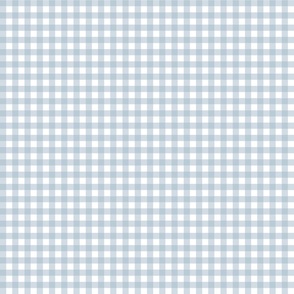 Christmas blue pastel gingham