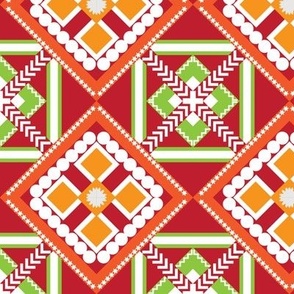 Ethnic christmas color style pattern fashion art boho tribal african aztec scandinavian style