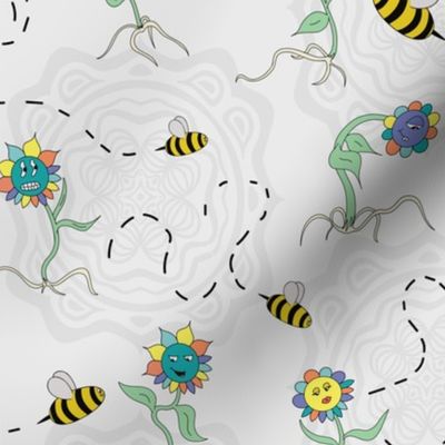 Alien Flowers & Bees