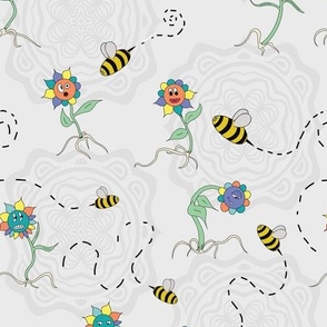 Alien Flowers & Bees