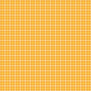 Orange, yellow, check, plaid  Daisy dot coordinate
