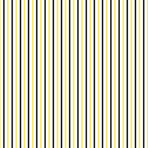 Yellow, black, white, stripe, stripes  Daisy dot coordinate