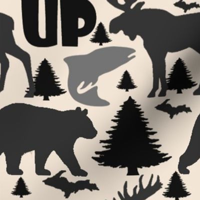 UP Wild Life - Large Scale Mono