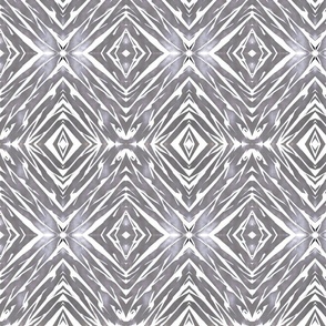 Grey geometric print