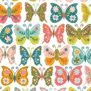 Vintage Butterflies - S
