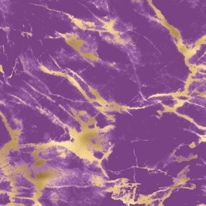 Grape Purple Gold Marble 