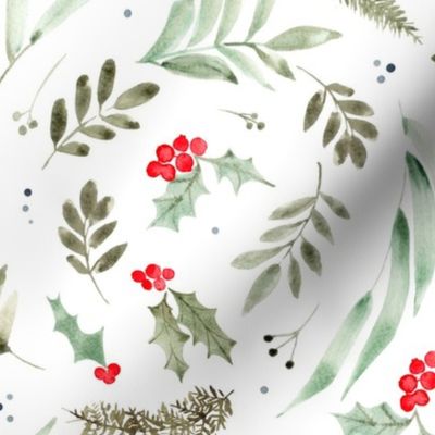 Holly Berry Floral - Large