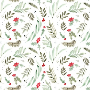 Holly Berry Floral - Large