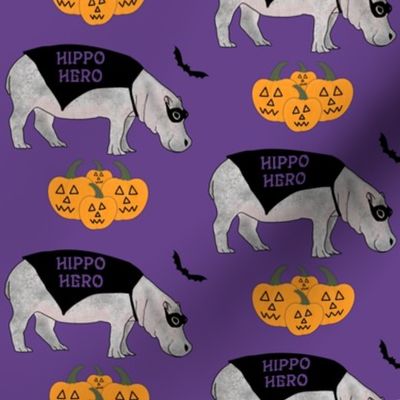 Large Hippo Hero Halloween