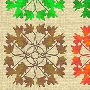 Four Seasons of Leaves