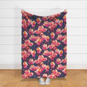 Otherwordly Floral - Fall Colors - Large Scale