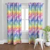 Rainbow Crystal Garden- Medium- Magical Crystals- Rainbows- Unicorn- Fairy tale- Novelty- Kids- Children- Dopamine Wallpaper- Multicolor- Pride- LGBTQ