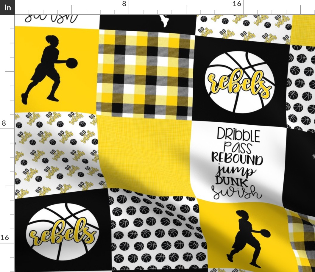 Rebels Basketball//Womens - Wholecloth Cheater Quilt