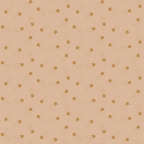 Boho Baby Astronaut: Small-Scale Shooting Stars in Blush Pink/Gold