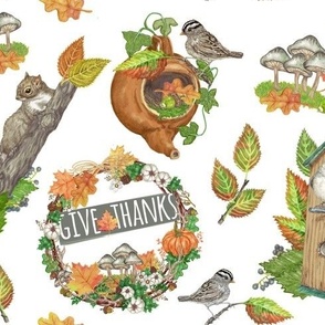 Give Thanks Rustic Fall Backyard