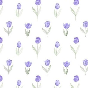 Tulip Pattern - Purple