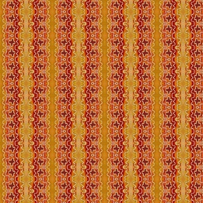 Fiery red and yellow abstract 