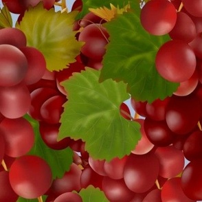 Red grapes