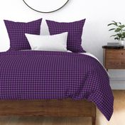 Vintage Halloween purple gingham