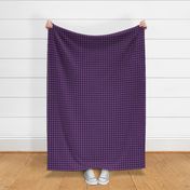 Vintage Halloween purple gingham