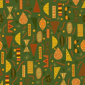 Geometric African pattern