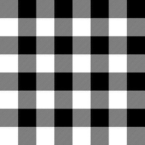 2169 small - Gingham Buffalo Check Black and White