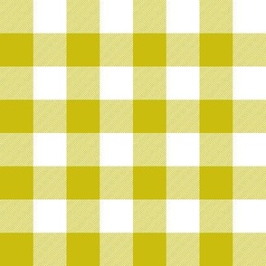 2163 small - Gingham Check Chartreuse and White