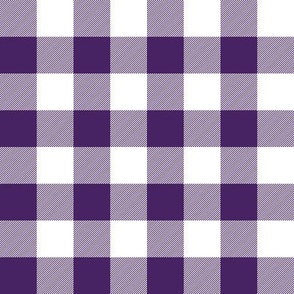 2162 small - Gingham Check Purple and White