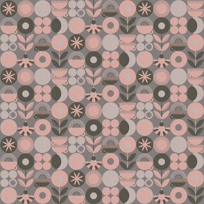 Fika Swedish Coffee pink gray