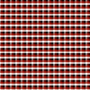 Classic Check small: Turkey Red Small Check, Tiny Check, Red Checkered