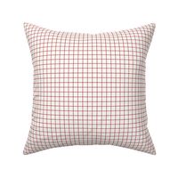 Windowpane: Turkey Red Check, Grid