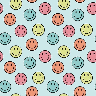 Smily Face Fabric, Wallpaper and Home Decor | Spoonflower