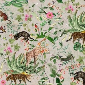 Exotic Animals Fabric, Wallpaper and Home Decor | Spoonflower