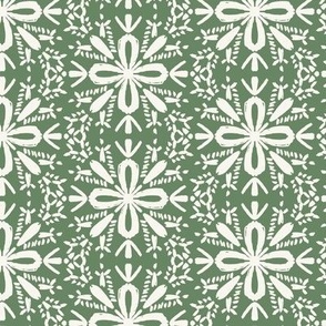 Snowflakes_Medium-Green-ivy_Hufton-Studio