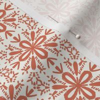 Snowflakes_Small-Cream-soft-red_Hufton-Studio