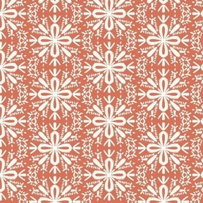 Snowflakes_Small-Soft-red_Hufton-Studio