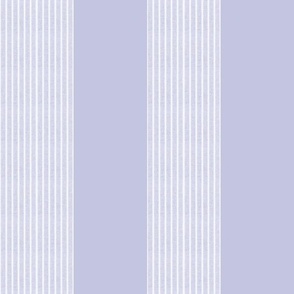 AWNING STRIPE - PASTEL LINEN COLLECTION (LILAC)