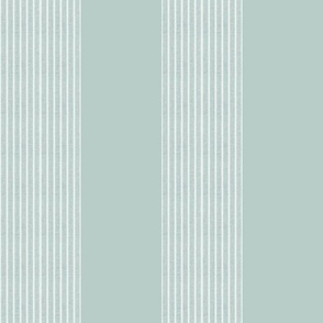 AWNING STRIPE - PASTEL LINEN COLLECTION (OCEAN)