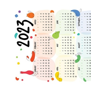 2023 Kitty Blob Calendar