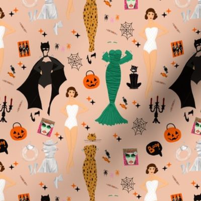 Margie's Halloween Costumes Paper Doll