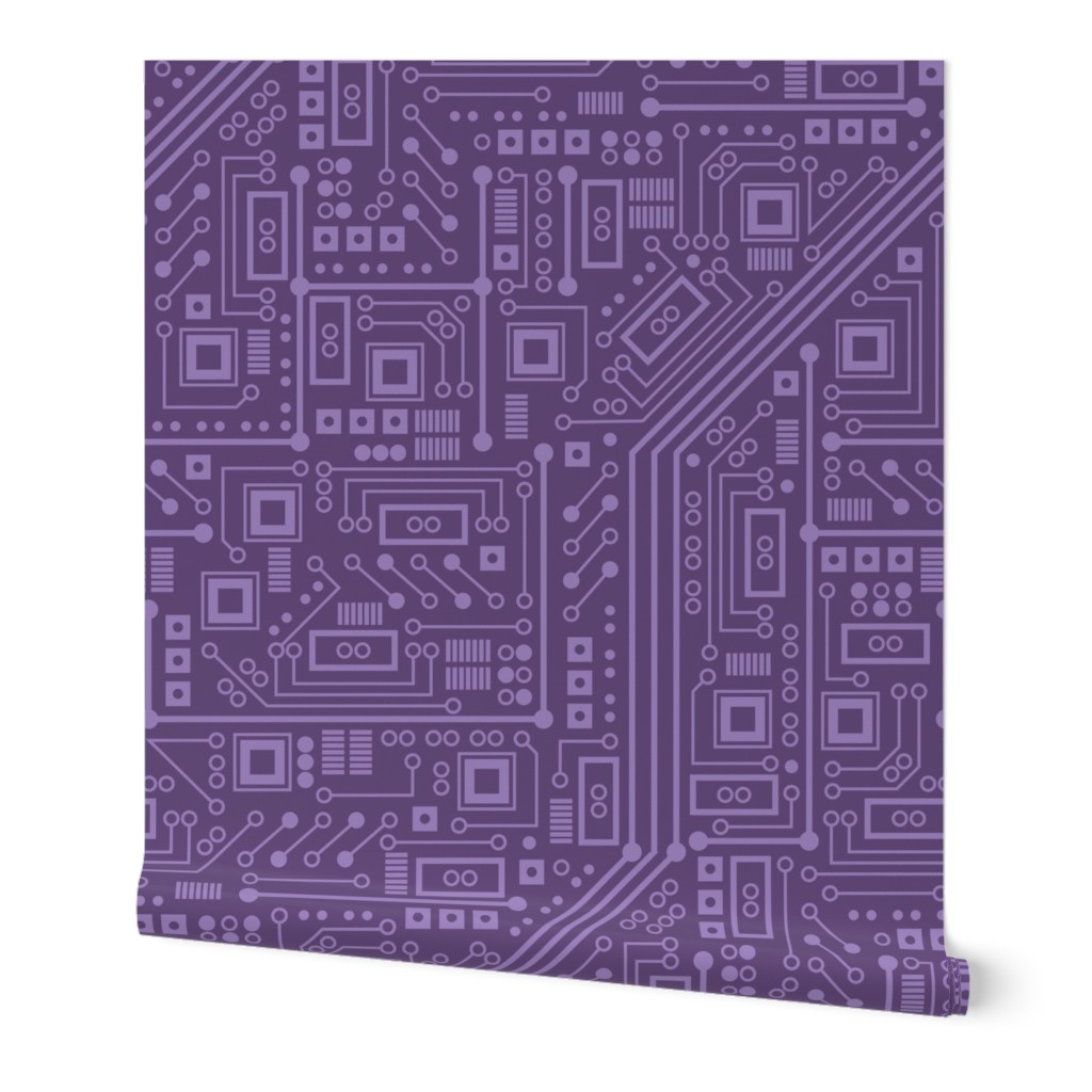 Robot Circuit Board (Purple)