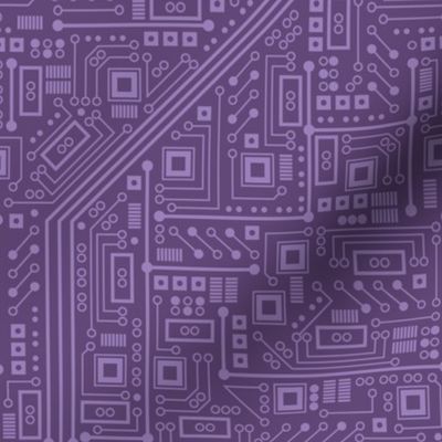 Robot Circuit Board (Purple)