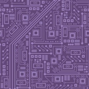 Robot Circuit Board (Purple)