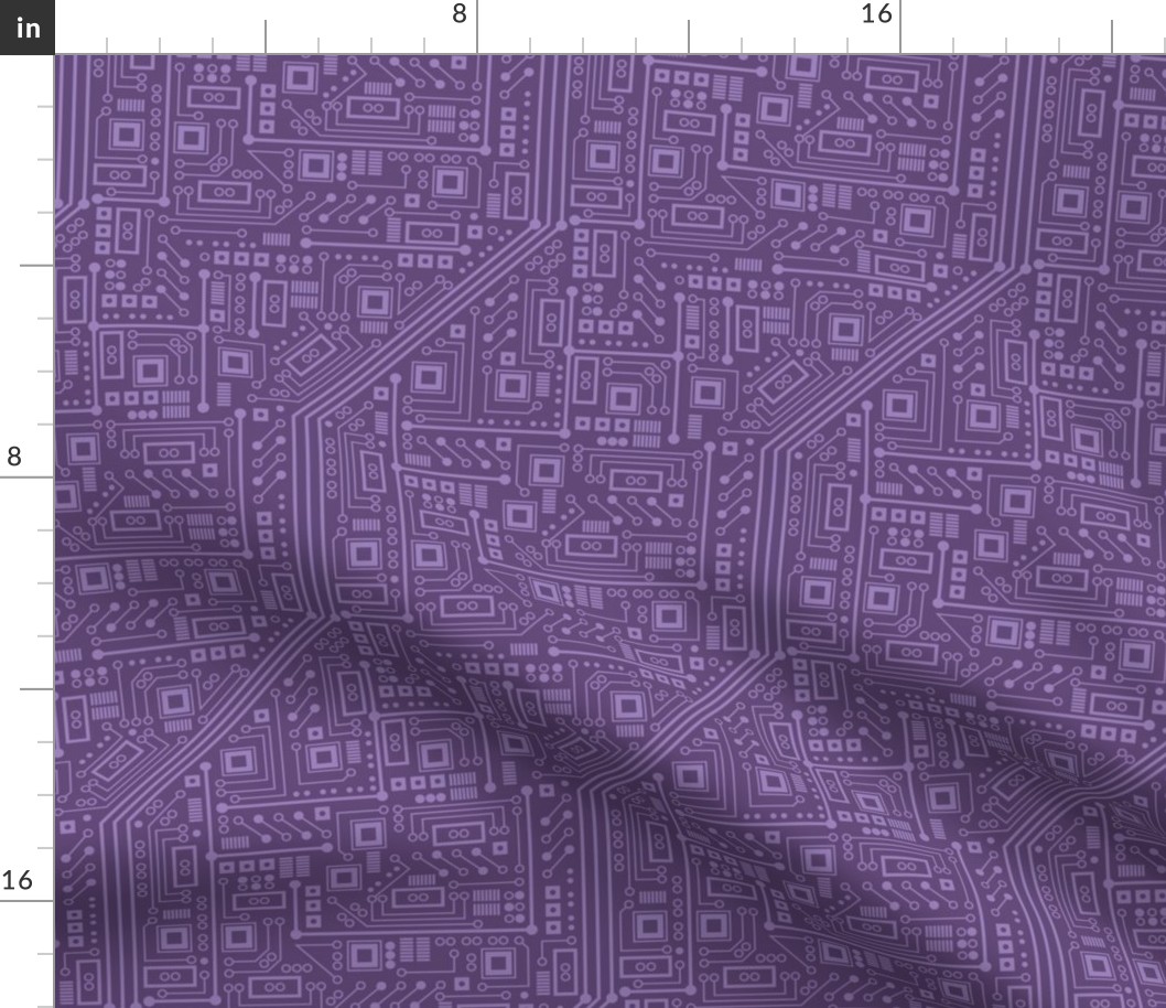 Robot Circuit Board (Purple)