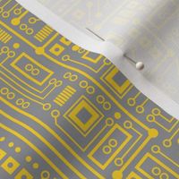 Robot Circuit Board (Yellow & Gray)