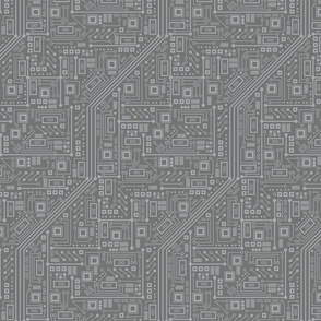 Robot Circuit Board (Gray)