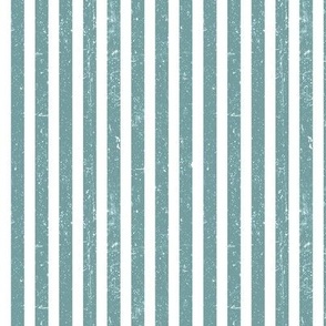 Weathered Light teal stripes on white vertical 