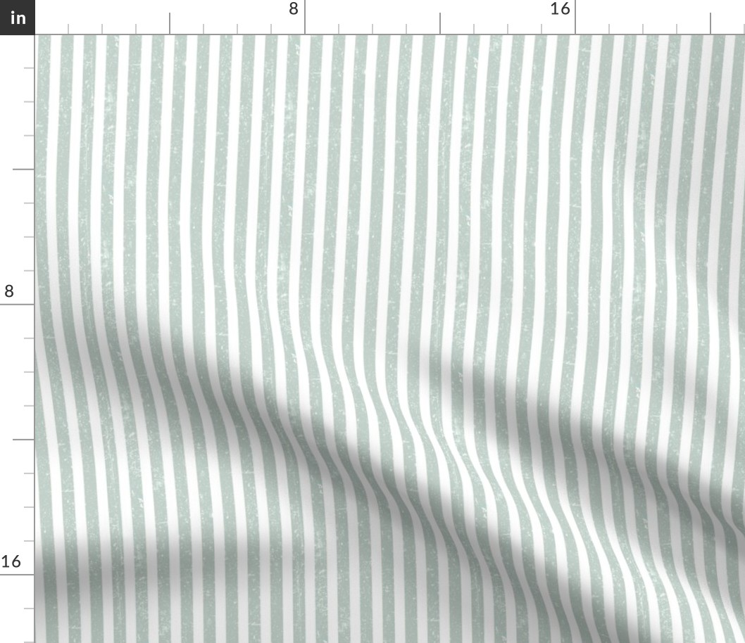 Weathered Pale green stripes on white vertical 