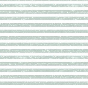 Weathered pale green stripes on white 