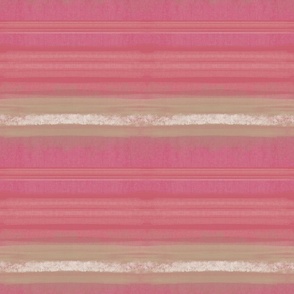 Pink and Tan Stripe Boho One (9x9(